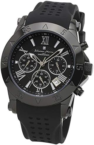 ［ Salvatore Marra(サルバトーレマーラ) ］ 腕時計 クロノグラフ ビジネス アナログ クォーツ プレゼント メンズ ブラック 流通限定 BKBK