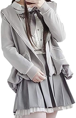 [JIURUN] 制服 ワンピース ロリータ コスプレ 女子高生 女装 ロリータ服 大きいサイズ 森ガール ワンピース 制服 ブレザー スカート jk 制服 セット 学生服 ブラウス プリーツスカート cosplay lolita 学園風 ゆったり ゆめかわいい