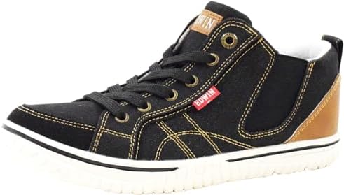 [エドウイン] スニーカー ミッドカット ハイカット サイドゴア スポーツスニーカー ブーツスニーカー おしゃれ かわいい カジュアル 合わせやすい 軽量 ふかふかクッション レディース