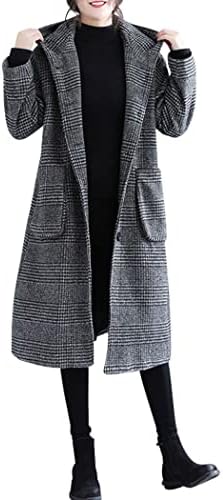 [DAYCLOSET] ロング チェスターコート レディース アウター フード付きノーカラー 暖かい ゆったり 秋冬 tops1354