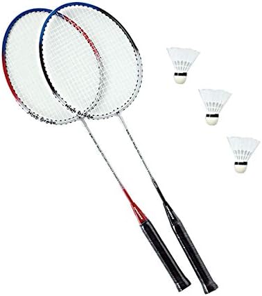 Kaiser(カイザー) バドミントン セット AST KW-590 ラケット シャトル ケース付 レジャー ファミリースポーツ