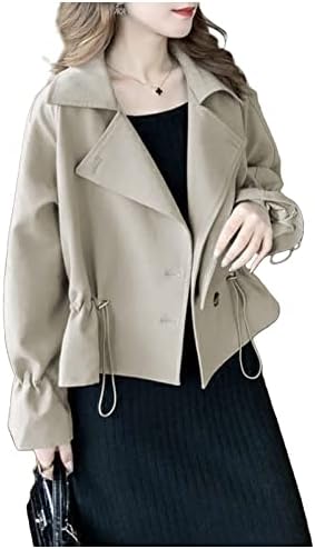 [ワン アンブ] トレンチコート 春 ショート丈 アウター ジャケット コート 大きいサイズ