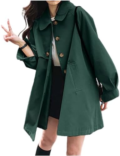 [エムエルーセ] ミドル丈 トレンチコート レディース アウター セミロング コート 羽織り 春 秋 冬