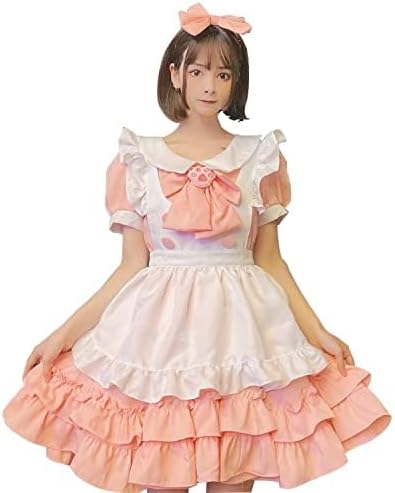 [JIURUN] メイド服 大きいサイズ ハロウィン コスプレ衣装 ロリータ レディース エプロン ドレス アリス風 コスチューム 仮装 学園祭