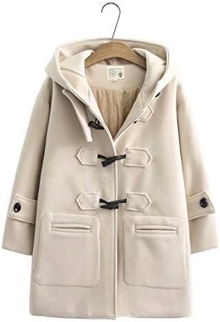 [YoniStar]ダッフルコートレディス学生コートダッフルリング白ローイングコート学生用コートかわいい制服ナイビー紺