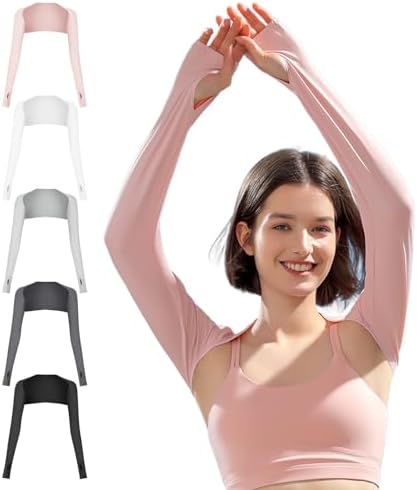 [wakae] アームカバー 冷感 uvカット ずれない レディース 紫外線対策 UVカット UPF50+ ゴルフ 釣り アウトドア スポーツ テニス ランニング ボレロ ずれない アウトドア ゴルフウェア スポーツ