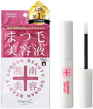 公式湘南美容まつ毛美容液 オイルフリー 透明 4mL (x 1) 海洋深層水 眉毛 まゆげOK まつげ美容液 まつ毛パーマ まつ毛ケア ミネラル処方 天然成分 日本製