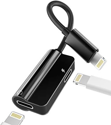 iphone変換アダプタアップルLightningイヤホンジャック同時きゅうそく充電繋ぐあだぷたーケーブルいやほん2 in 1 AUXライトニングプラグ分岐コードApple MFI認証アイフォンヘッドホン急速充電器二股イヤフォンじゃっくアクセサリーあいふぉんスプリッターけーぶる対応iphone 14 13promax 13mini 12 11 XSMAX IPad Pro