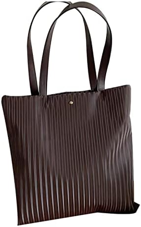 [MAIBED] トートバッグ レディース 大容量 軽量 エコバッグ ショルダー 斜めがけ 韓国 デイリー プリーツ風 通勤 書類 OL プレゼント ギフト フォーマル パーティー 花火大会 母の日プレゼント 白