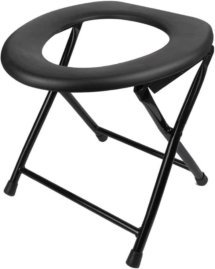 ポータブルトイレ 携帯トイレ 折りたたみ式簡易トイレ 簡易トイレ 椅子 便座 トイレ 椅子 災害グッズ ハイキング、旅行、建設現場に最適