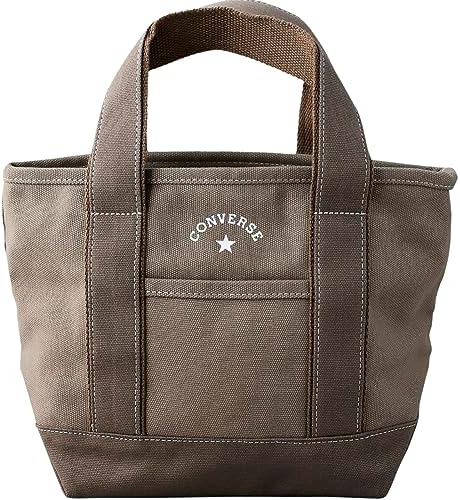 [コンバース] キャンバス ミニトート dwearsステッカー入り トート トートバッグ 帆布 メンズ レディース TOKYO 東京 復刻 オールスター (Sサイズ, オールカーキ)