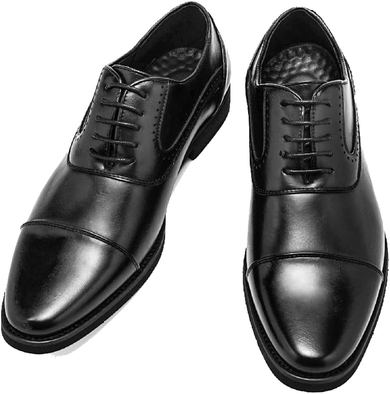 [todaysunny] ビジネスシューズ メンズ 革靴 紳士靴 黒 皮靴 ウォーキング ドレスシューズ 内羽根 ストレートチップ ロングノーズ モンクストラップレースアップ シューズ 軽量 防滑 防臭 通気 通勤 フォーマル 冠婚葬祭 24.5-28cm