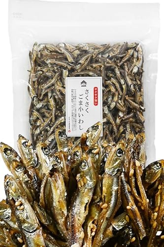 国産食べる小魚サクサク食感！ごま小いいわ低糖質おやつ珍味食べる煮干し酒のつまみカルシウムたぷり子供にも千成商会［つまみ蔵］450 g