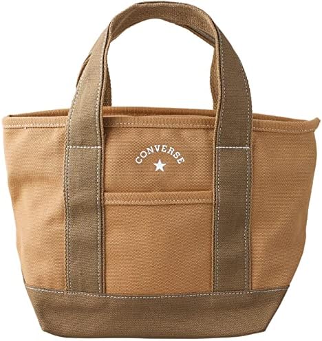 [コンバース] キャンバス ミニトート dwearsステッカー入り トート トートバッグ 帆布 メンズ レディース TOKYO 東京 復刻 オールスター (Sサイズ, オールベージュ)