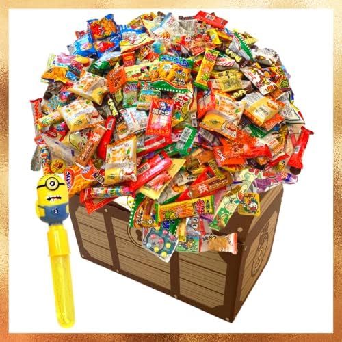 駄菓子詰め合わせお楽しみ50種55点セット＋おまけおもちゃ付き お誕生日 イベントやパーティーにもどうぞ。子どもたちがデコって遊べるわくわくお菓子セット ボックス 駄菓子屋あひるSHOP限定