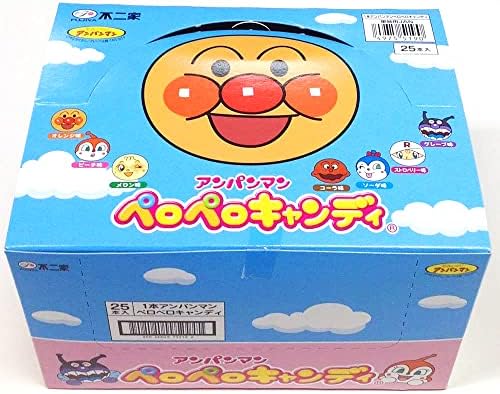不二家 アンパンマンペロペロキャンディ 25本