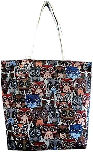 トートバッグ マザーバッグ フクロウ柄トートバック フクロウの仲間たち