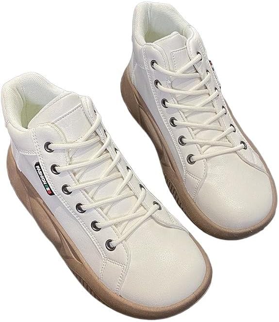 [Luvian] 春の 厚底揺れる靴 厚底シューズ ダッドシューズ マーチンブーツ 厚底スニーカー 百搭な女性用シューズ おしゃれ シンプル スポーツ 通勤 通学