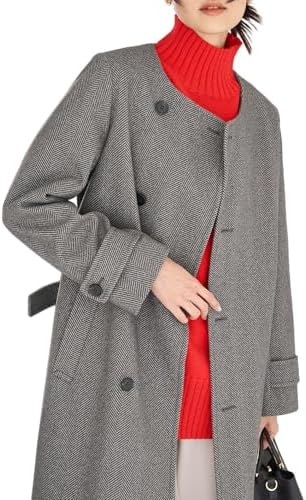 [ロペピクニック] コート 2WAY/ジャージメルトンスタンドカラーコート レディース GDO53040