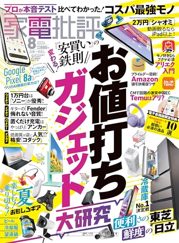 家電批評 2024年8月号電子書籍版限定特典付き [雑誌]